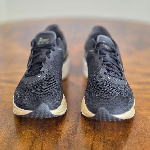 Nike ZoomX Vaporfly Next% 3 Black Metallic Gold Grain LE DV4129-001 Women's 9.5 - Picture 3 of 16